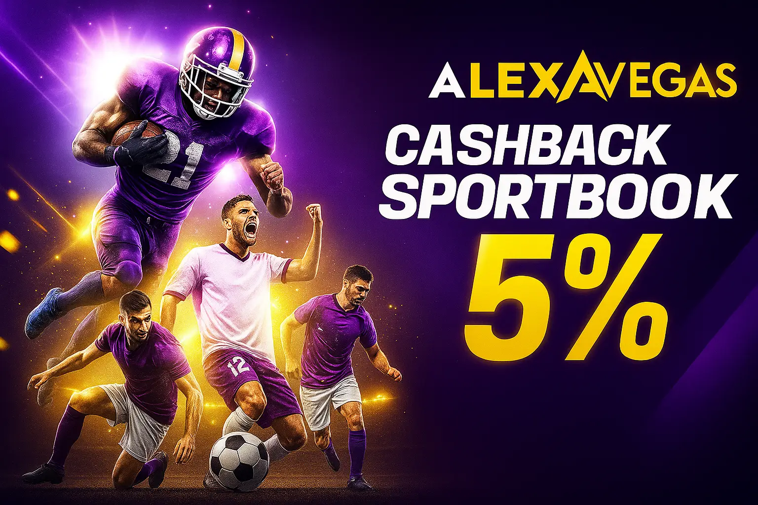 Promo Cashback Sportsbook AlexaVegas